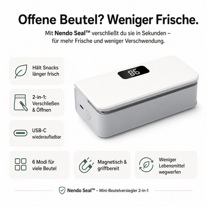 Nendo Seal™ 2-in-1 Beutelversiegler